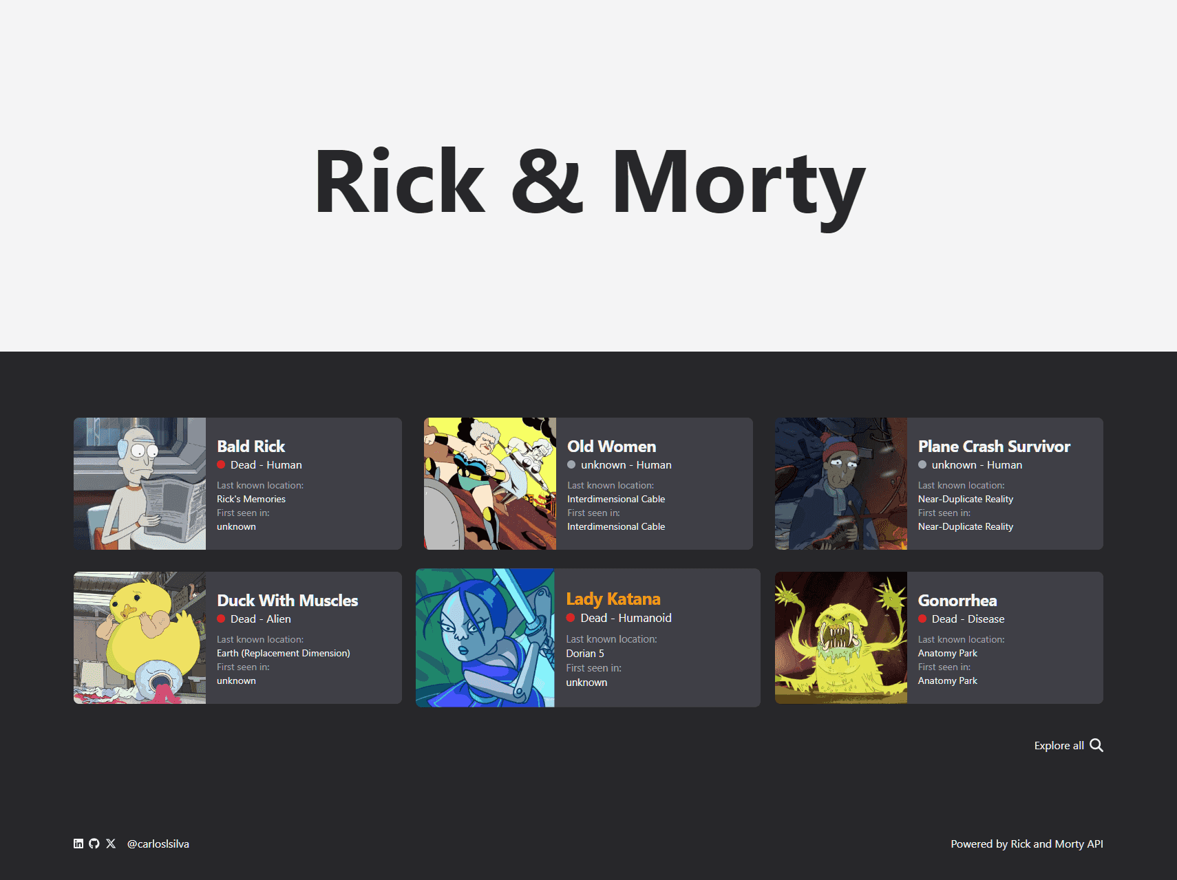 Rick and Morty Rick and Morty